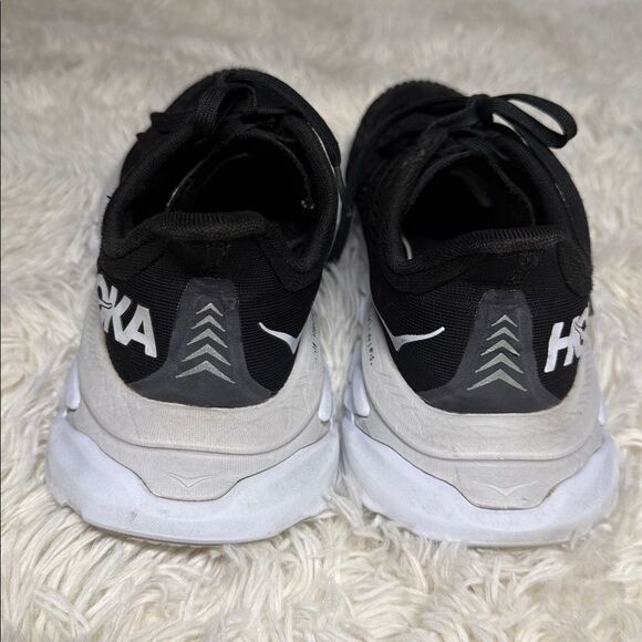 Hoka Black and White Athletic Sneakers - Picture 3 of 5